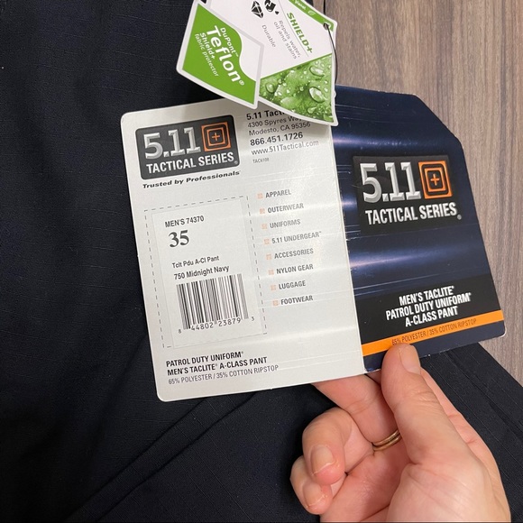 NEW 5.11 Tactical Taclite PDU Class A pants w35 - Picture 7 of 12
